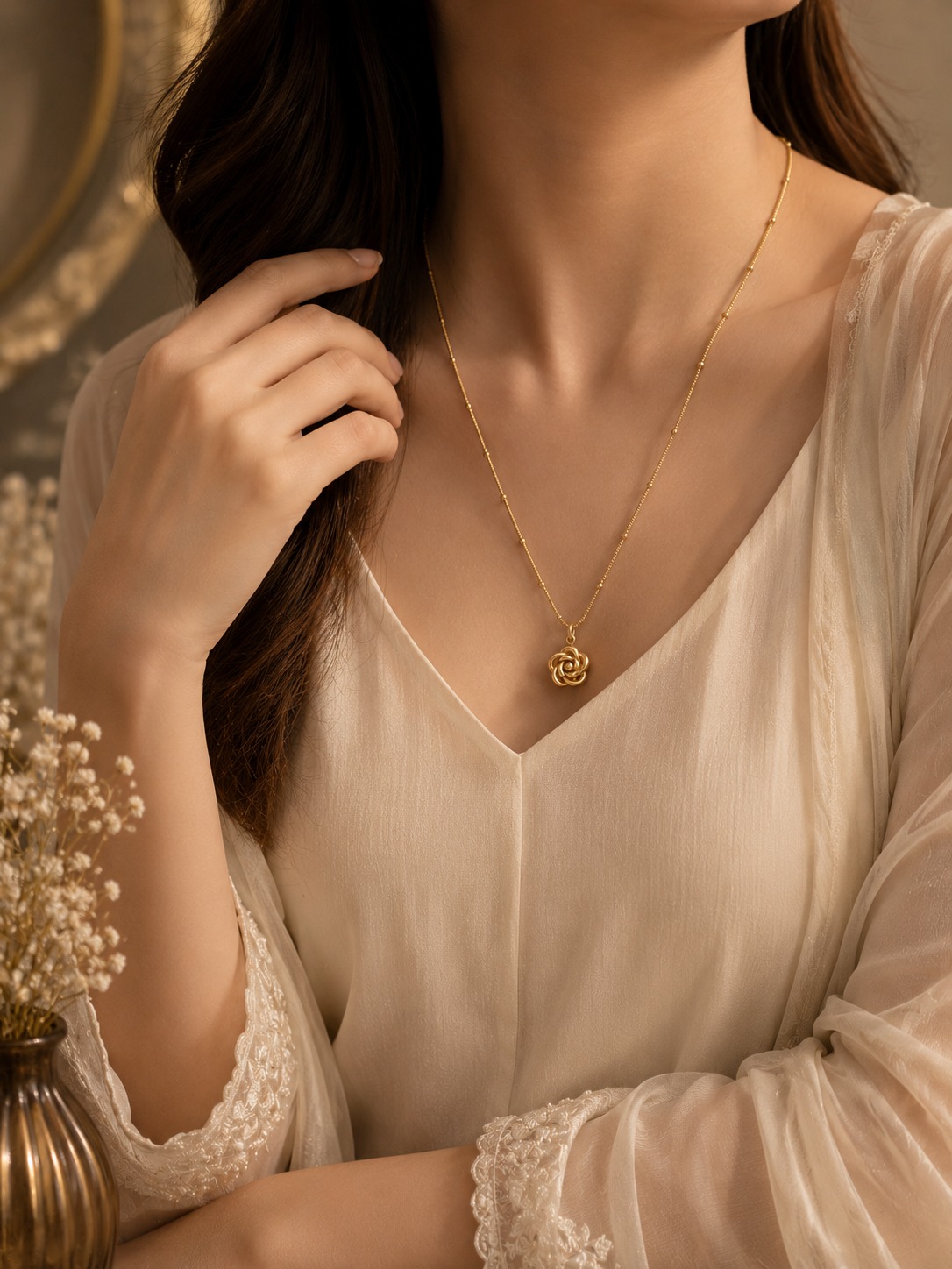 Rose Necklace